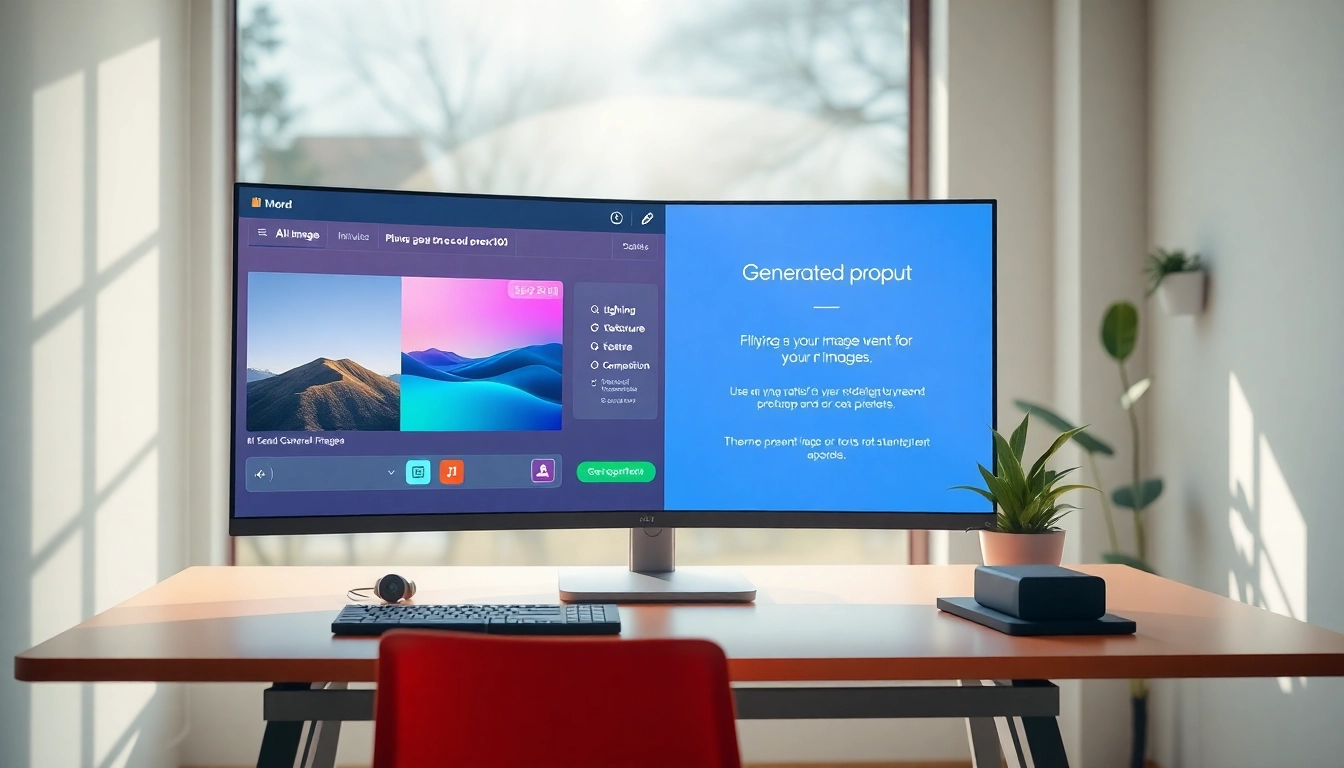 Generate stunning visuals with our image to prompt AI tool interface.